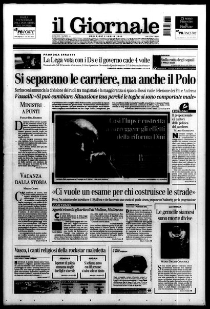 Il giornale : quotidiano del mattino